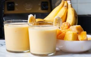 Banana + Mango milkshake – Fastlane Food &amp; Carwash